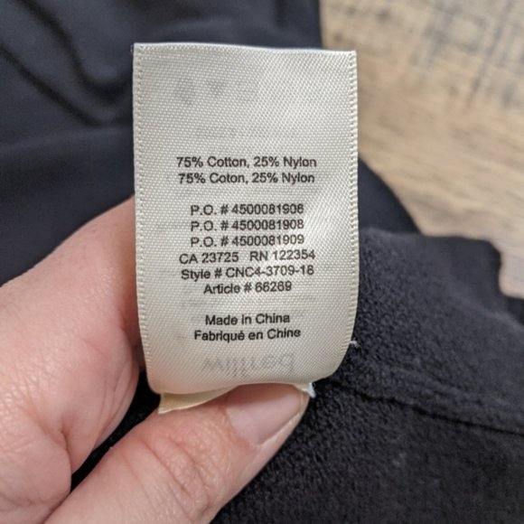 ARITZIA Wilfred Leandre Cardigan Black Cotton Long Sleeve - Picture 8 of 10